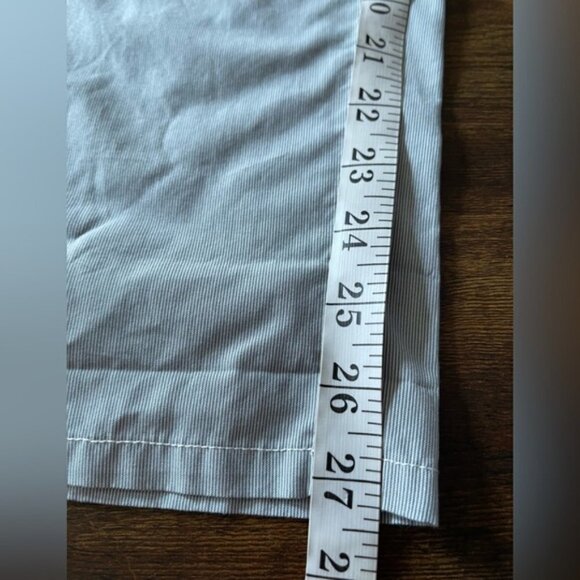 Cos Blue pleated cotton blend high rise lightweight trouser pants size 2 - Picture 10 of 11